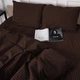 Комплект постельного белья MirSon Полуторный 143х210 см 17-0617&nbsp;Stripe&nbsp;Brown Бязь (2200008202729) - изображение 7