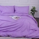 Комплект постельного белья MirSon Ranforce Elite Двуспальный 175х210 см 17-0618 Stripe Purple Ranforce (2200008203238) - изображение 7