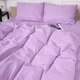 Комплект постельного белья MirSon Полуторный 143х210 см 17-0618&nbsp;Stripe&nbsp;Purple Бязь (2200008203726) - изображение 3