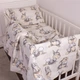 Комплект постельного белья MirSon Kids Time 20-0022 Rabbit Gray 110 x 140 см Бязь (2200007843251) - изображение 7