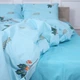 Комплект постельного белья Mirson Полуторный 143х210 см Бязь 17-4736 Green leaves (2200008926168) - изображение 4