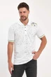 Футболка поло з принтом Trend Collection 39701 білий + принт (BEYAZ) 2XL - зображення 1