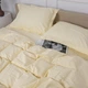 Простынь на резинке MirSon полуторная 120x190+25 см 30-0002 Soft Yellow Satin Stripe (2200005248010) - изображение 5
