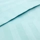 Простынь на резинке MirSon двуспальная 140x190+25 см 30-0015 Green Wave Satin Stripe (2200005253502) - изображение 4