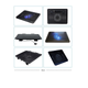 Підставка для ноутбука до 14" TRY Laptop Stand Blue LED чорна - зображення 3