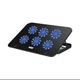 Подставка охлаждающая для ноутбука до 15.6" IceCoorel A9 Laptop Stand Blue LED со сменой наклона черная - изображение 3