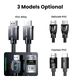 Кабель 8K HDMI 2.1 UGREEN HD135 Dolby Vision, eARC, VRR, QMS, QFT, 3D visual effect, HDR 8K 60Гц, 4K@120 Гц 48Gbps Zinc Alloy Shell Braided 1.5m Gray (70320) - зображення 5