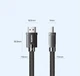 Кабель 8K HDMI 2.1 UGREEN HD135 Dolby Vision, eARC, VRR, QMS, QFT, 3D visual effect, HDR 8K 60Гц, 4K@120 Гц 48Gbps Zinc Alloy Shell Braided 1.5m Gray (70320) - зображення 13