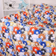 Комплект постільної білизни MirSon Kids Time 110x140 см 20-0032 Colored bears Бязь (2200009638701) - зображення 3