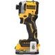 Шурупокрут акумуляторний DeWALT 206Нм 18В XR Li-lon 3 швидкості ударний + акумулятор (DCF850E1T) - зображення 2