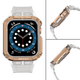 Pasek z etui Hurtel Protect Strap Band do Apple Watch 42/44/45 mm Transparent/Rose Gold (9145576231708) - obraz 4