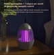 Світлодіодна акумуляторна лампа приманка знищувач для комах з нічником Flash Anti Mosquito Lamp 4051 - зображення 5