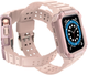 Ремінець із чохлом Hurtel Protect Strap Band для Apple Watch 42/44/45 мм Pink (9145576231760) - зображення 3