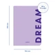 Набор блокнотов ORNER Work Dream Happy А5 144 листа в клеточку - изображение 3