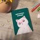 Блокнот ORNER "Мої котячі справи" А5 144 аркуші у клітинку Зелений - зображення 5