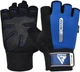 Перчатки для фитнеса RDX W1 HALF BLUE-S (WGA-W1HU-S) - изображение 2