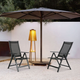 Набір садових стільців ModernHome by Multistore WR1652-2 Сірі - зображення 7