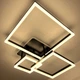 Люстра светодиодная потолочная LUMINARIA GENNY SQUARE RGB 105W 4S 645x618 BLACK 220V IP20 (6951712300213) - изображение 9