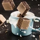 Вафли Loacker Quadratini Double Choc 250 г - изображение 2