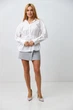 Спідниця з розрізом і паском Wear me S Сірий (світлий) (20_25_10472) - изображение 1