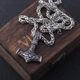 Подвеска-амулет в скандинавском стиле «Молот Тора - Мьёльнир» 45*33 мм. Vikings - изображение 1