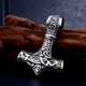 Подвеска-амулет в скандинавском стиле «Молот Тора - Мьёльнир» 45*33 мм. Vikings - изображение 7