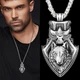 Кулон на цепи в скандинавском стиле Голова Волк Фенрир 22*42 мм Fashion Jewelry - изображение 4