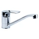 Смеситель для кухни кухонный прямой гусак на гайке SM Ø40 250мм TAU (SM-1B244C) (OPT-5851) - изображение 1