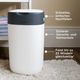 Kosz na zużyte pieluchy Tommee Tippee Twist i Click + 12 wkładów (5010415510051) - obraz 4
