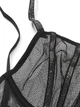 Бюстгальтер Victoria's Secret Sheer Shine Unlined Low-Cut Demi Bra 80B Чорний (26970606) - зображення 4
