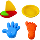 Набір для піску LEAN Toys Блакитний 8 елементів 20155 (5905991023401) - зображення 4