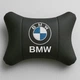 Автомобільна подушка під шию на підголівник з логотипом BMW - зображення 1