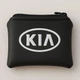 Ключница с логотипом KIA на молнии из экокожи размером 14х10 см - изображение 1