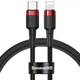 Дата кабель Baseus Cafule Type-C to Lightning PD 20W (1m) (CATLKLF) Red / Black - изображение 1