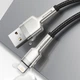 Дата кабель Baseus Cafule Metal USB to Lightning 2.4A (2m) (CALJK-B0) Black - изображение 2