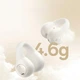 Беспроводные TWS наушники Baseus OS Bass 15 Clip Open-Ear (A00079500) Stellar White - изображение 5