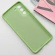 Чехол TPU GETMAN Liquid Silk Full Camera для Samsung Galaxy S21 Зеленый / Pistachio - изображение 5