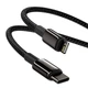 Дата кабель Baseus Tungsten Gold Type-C to Lightning PD 20W (1m) (CATLWJ) Черный - изображение 3