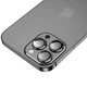 Защитное стекло Metal Classic на камеру (в упак.) для Apple iPhone 13 Pro / 13 Pro Max Черный / Black - изображение 2