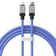 Дата кабель Baseus CoolPlay Series Type-C to Lightning 20W (1m) (CAKW00000) Blue - зображення 1