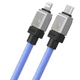 Дата кабель Baseus CoolPlay Series Type-C to Lightning 20W (1m) (CAKW00000) Blue - зображення 3