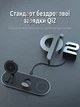 Qi2 сертифицированная беспроводная зарядная док станция для apple айфона часов наушников телефона 3 в 1 magsafe складная магнитная зарядка на айфон iphone airpods эпл вотч QINETIQ Aluminium CX05 23W + адаптер в подарок - изображение 3