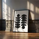 Постер Roomy "Vertical Suns" Чорна рамка з глянцевим склом A1 (84.1x59.4 cm.) - зображення 5