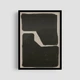 Постер Roomy "Night Curve" Біла рамка з глянцевим склом A4 (29.7x21 cm) - зображення 1