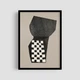 Постер Roomy "Chess Tower" Біла рамка з антибліковим склом A4 (29.7x21 cm) - зображення 1