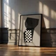 Постер Roomy "Chess Tower" Біла рамка з антибліковим склом A4 (29.7x21 cm) - зображення 5