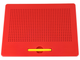 Мозаїка магнітна LEAN Toys MagPad червона, кульки і шаблони, 714 ел. (5905991002642) - зображення 4