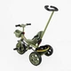 Детский трехколесный велосипед 10" Best Trike колеса EVA стальная рама световые и звуковые эффекты хаки укр BS-70240 - изображение 3