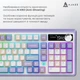Клавіатура Ajazz AK980 Clear Sky Switch Purple (AK980-CS-PWB) - зображення 10