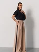 Брюки женские ISSA PLUS 15162 3XL Бежевые (issa2007682719327) - изображение 4